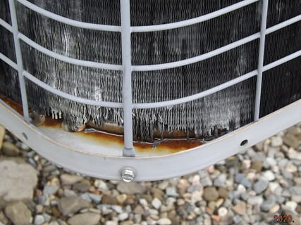 heat pump condensing unit corrosion